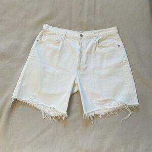 Citizens of Humanity Camilla High Rise Bermuda Denim Shorts - Starlight - Sz 31